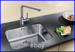 NEW Blanco Supra 500-U Single Bowl Undermounted Kitchen Sink, Stainless Steel