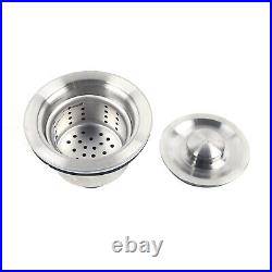 NEW Single Bowl Square 304 Stainless Steel Kitchen Sink Left Hand Drainer