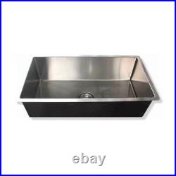 New Castano Kitchen Bar SS Single Bowl Sink Over & Under Mount CBM07 810x450x250