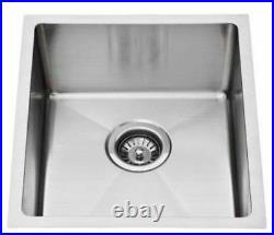 New Inset Square Undermount SINK Single BOWL laundry Ostar YH86R 380mm x 440mm