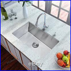Primart 30 Inch 16 Gauge Stainless Steel Undermount Single Bowl Kitchen sinks