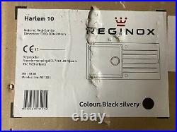 Reginox Harlem Single Bowl Granite Sink (1000 x 500 mm) Black