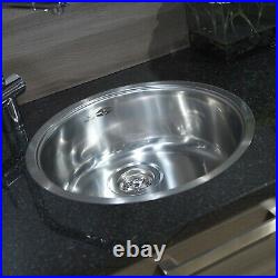 Reginox L18 390 OKG Kitchen Sink Round Single 1.0 Bowl Stainless Steel Waste