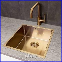 Reginox Miami Single Bowl Stainless Steel Copper Kitchen Sink
