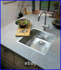 Reginox New York Stainless Steel Kitchen Sink Single Bowl with Integral Waste