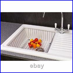 Reginox RL304CW Ceramic Single Bowl Kitchen Sink Traditional White Reversible