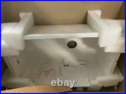 Rohl 6307-00 Allia 31 Single Bowl Undermount Fireclay Kitchen Sink, White