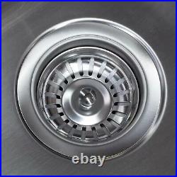 SIA OM10SS 1.0 Bowl Undermount / Inset Premium Stainless Steel Kitchen Sink