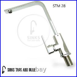 STM Accolade Large Deep Single Bowl Stainless Steel Kitchen Sink WithTAP 1000x500