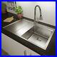 Sauber-Single-Bowl-Square-Inset-Stainless-Steel-Kitchen-Sink-Left-Hand-Drainer-01-zhk