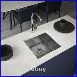 Sauber Stainless Steel Undermount Inset Single Bowl Kitchen Sink