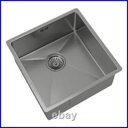 Sauber Stainless Steel Undermount Inset Single Bowl Kitchen Sink