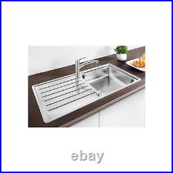 Single Bowl Inset Chrome Stainless Steel Kitchen Sink with Reversible D BL453630