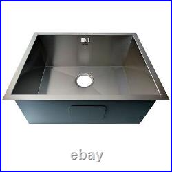 Sink Kitchen Stainless Steel Single Large Bowl Under Mount Three Sizes