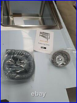 Sink Stainless Steel Commercial Catering Kitchen Single Bowl 1.0 Unit LH A5152