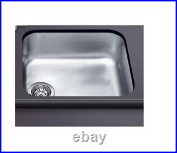 Smeg Undermount Sink 1.0 Single Bowl 45cm Stainless Steel Alba UM45