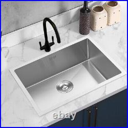 Stainless Steel Inset Kitchen Sink Multi Double/Single Bowl Basin +Waste Drainer