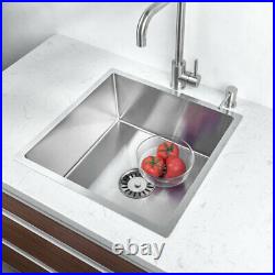 Stainless Steel Kitchen Sink Undermount Sinks Single Bowl Basin for Washing Dish