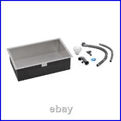 Stainless Steel Kitchen Sink with Waste Kit Handmade Single Bowl Sink Large 70cm