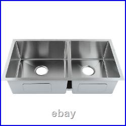 Stainless Steel Undermount Kitchen Sink Commercial Catering Single Double Bowl