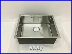 Undermount Kitchen Sink Single Bowl Stainless Steel, 1.2mm Thick, 440x440x200mm
