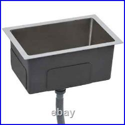 Undermount Kitchen Sink Waste Strainer Single Bowl Stainless Steel 3 mm Thick