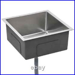 Undermount Kitchen Sink Waste Strainer Single Bowl Stainless Steel 3 mm Thick