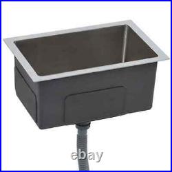 Undermount Kitchen Sink Waste Strainer Single Bowl Stainless Steel 3mm Thick UK